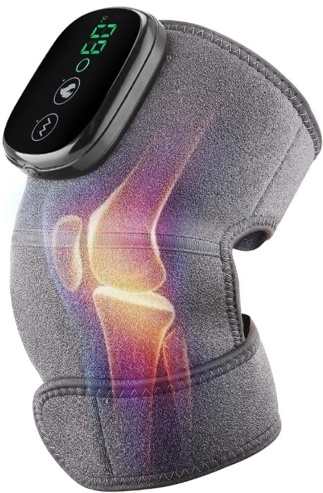 3 in 1 Knee Massager, Hot Compress Knee/Elbow/Shoulder Massager to Relieve Joint Pain with 3 Modes