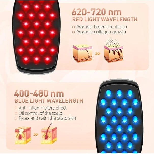 LED Phototherapy Comb